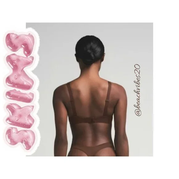 SKIMS Fits Everybody Lace Unlined Full-Coverage Bra Cocoa 36DDD NWT - Picture 4 of 7